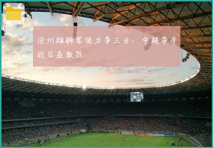 沧州雄狮客场力争三分，中超争夺战日益激烈